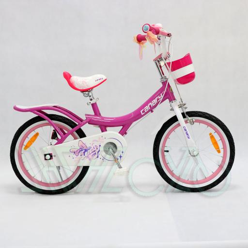 دوچرخه بچگانه قناری مدل jenny 16 ارغوانی