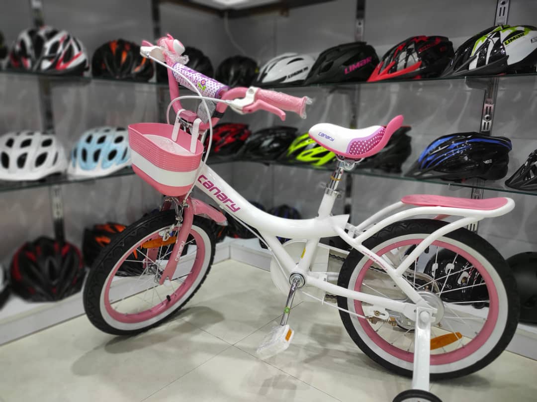 دوچرخه بچگانه قناری مدل jenny 16 سفید