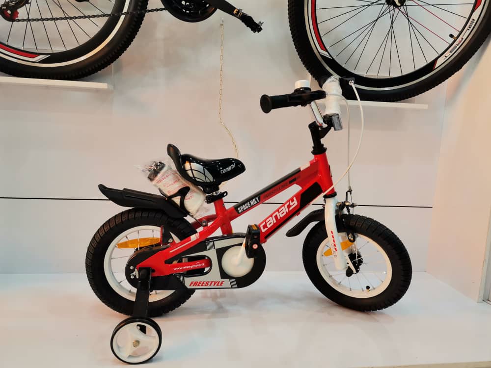 دوچرخه بچگانه قناری سایز 12 مدل Space No.1  قرمز