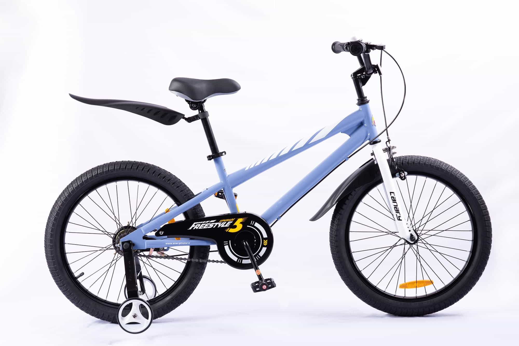 دوچرخه بچگانه قناری سایز 20 مدل freestyle آبی