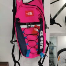 کوله پشتی دوچرخه ‌سواری طرح Northface مدل Bike15 صورتی-آبی